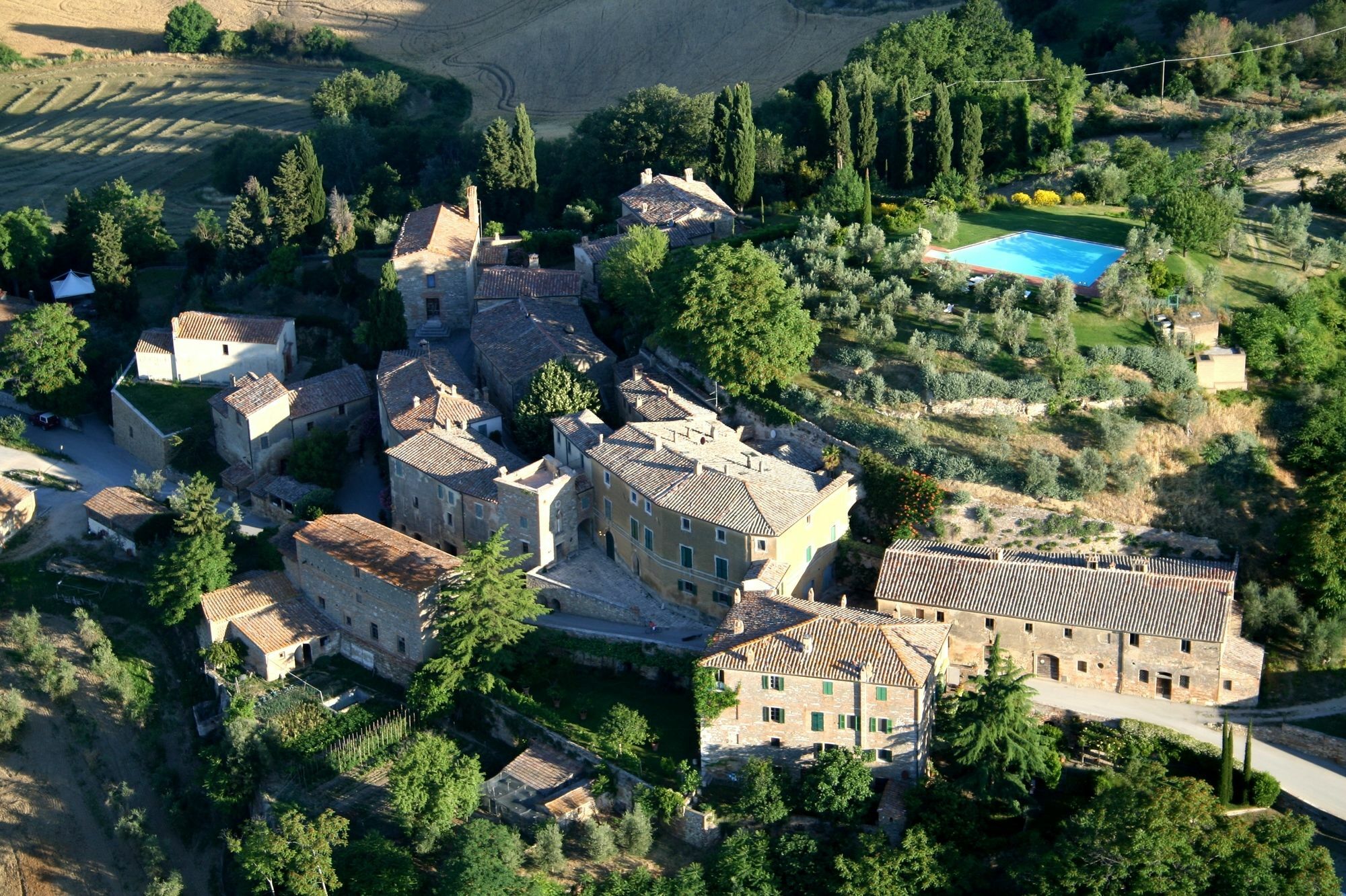 Borgo Lucignanello Bandini Villa ซาน จิโอวานนิ ดิอาซโซ ภายนอก รูปภาพ
